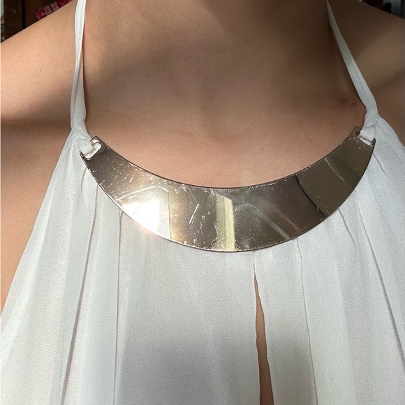 Chic White High Low Dress - Picture 3 of 7